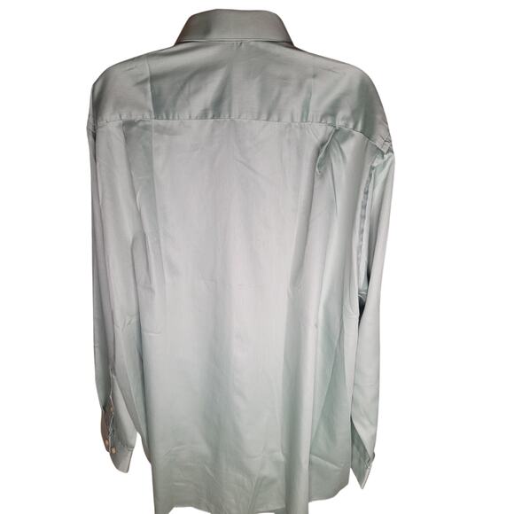 Geoffrey Beene Mens Shirt Long Sleeve Olive Green No Wrinkle NWT XL - Picture 3 of 5